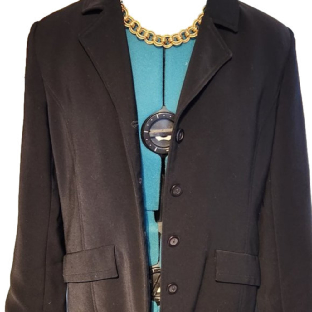 276. Jessica Petites Black Jersey Blazer 10